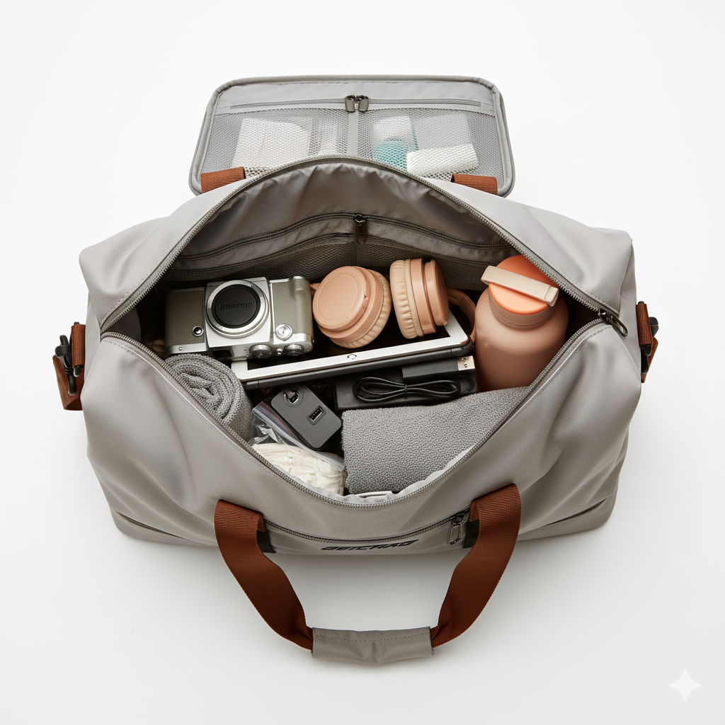 Large Capacity Waterproof Men's Travel Gym Bag